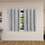 Cortina Blackout 50016cinza PVC com Tecido Voil Xadrez 2,80 m x 1,60 m - Cinza 50016 na internet