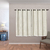Cortina Blackout 50016bege PVC com Tecido Voil Xadrez 2,80 m x 1,60 m - Bege 50016