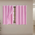 Cortina Blackout 50013rosa PVC com Tecido Voil 2,80 m x 1,60 m - Rosa 50013