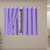 Cortina Blackout 50013lilas PVC com Tecido Voil 2,80 m x 1,60 m - Lilas 50013 - comprar online