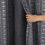 Cortina Blackout 50016preto PVC com Tecido Voil Xadrez 2,80 m x 1,60 m - Preto 50016 - comprar online