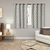 Cortina Capri 50014cinza 2,70 m x 1,60 m - cinza 50014