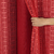 Cortina Blackout 50016vermelho PVC com Tecido Voil Xadrez 2,80 m x 1,60 m - Vermelho 50016 - comprar online