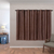 Cortina Blackout 50016tabaco PVC com Tecido Voil Xadrez 2,80 m x 1,60 m - Tabaco 50016 - comprar online
