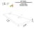 Prateleira Simples Branca 90X20 cm Com Suporte Em Mdf (74176) - comprar online