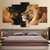Quadro Decorativo 19001mod347 Mosaico Cristo Leão 19001 na internet