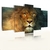 Quadro Decorativo 19001mod202 Mosaico Leão 19001