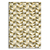Tapete Jacquard 50011amarelo Dallas 1,35 m x 2,00 m antiderrapante - Amarelo 50011