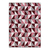 Tapete Jacquard 50010vermelho Dallas 1,35 m x 1,00 m antiderrapante - Vermelho 50010