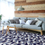 Tapete Jacquard 50010marinho Dallas 1,35 m x 1,00 m antiderrapante - Marinho 50010 na internet