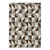 Tapete Jacquard 50010caramelo Dallas 1,35 m x 1,00 m antiderrapante - Caramelo 50010 - comprar online