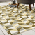 Tapete Jacquard 50010amarelo Dallas 1,35 m x 1,00 m antiderrapante - Amarelo 50010