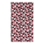 Tapete Jacquard 50012vermelho Dallas 1,35 m x 2,50 m antiderrapante - Vermelho 50012