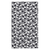 Tapete Jacquard 50012preto Dallas 1,35 m x 2,50 m antiderrapante - Preto 50012