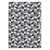 Tapete Jacquard 50011preto Dallas 1,35 m x 2,00 m antiderrapante - Preto 50011 - comprar online