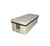 Caixa 10030bege sapateira com visor e tampa pequena para organizar 20x11x31cm