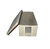 Caixa 10030bege sapateira com visor e tampa pequena para organizar 20x11x31cm - comprar online