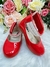 Sapatinho Vermelho com Tornozeleira Pérolas e Strass (213209VV) - loja online