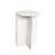 Banco Tampo Redondo 65cm Em Mdf Branco (38109)