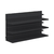Sapateira Suspensa 3 Prateleiras Em Mdf Preto (23352) - comprar online