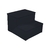 Escada Auxiliar 2 Degraus Em Mdf Preto (76290) - comprar online