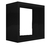 Nicho Decorativo 40X40X15 cm Em Mdf Preto (81287) - loja online
