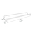 Prateleira Tempero Simples 25cm Em Mdf Natural (72230) - comprar online
