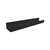 Prateleira Tempero Simples 25cm Em Mdf Preto (68240) na internet