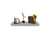 Prateleira Simples 50x15cm Com Suporte Em Mdf Madeirado (62293) - comprar online