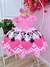 Imagem do Vestido Infantil Minnie Rosa Cinto de Pérolas C/ Tiara (1009MI)