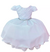 Vestido Infantil Branco Cinto Pérolas Damas Casamento Luxo (7504BR) - Utilidades Shopping