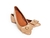 Sapatilha Nude Verniz Laço Bico Fino Feminino (SAPNUDVERNLAC)