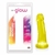 Pênis com LED 8 - 16 x 4 cm Amarelo 3 modos de brilho - Just Glow (ADAO03A) - comprar online