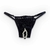Calcinha Tailandesa Avulsa Preto Com Renda Floral - Colar de Pérolas - YAFFA (Y5053-P) - comprar online