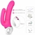 Vibrador para ponto G -2 motores com Dupla estimulação Recarregável em Silicone - Jakiro S-HANDE (SI6721)