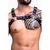Harness em Couro Sintético Formato H Preto (HH001P)