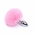 Plug Anal em Metal 7cm com Pompom Rosa (3RFT029-R) na internet
