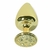 Plug Anal em Strass Dourado Joia Anal em Metal - HARD (HA135D)