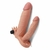 Capa Peniana bege com Ponta Maciça de 2,5 cm, pênis companheiro e Estimulador de Clitóris com vibrador - LOVE TOY (VMCA054)