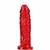 Pênis em Jelly Super Macio e Flexível Vemelho 14,5 x 3,5 CM (KT131V) - comprar online