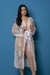 Robe sensual de luxo rendado - Branco - YAFFA Lingerie (Y2059B) - comprar online