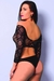 Body sensual de manga longa com detalhes por toda a peça e aberturas no quadril - YAFFA Lingerie (Y8201) - comprar online