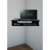Rack Sala De Canto Preto Para tv Até 32 Polegadas Em Mdf (07898) na internet
