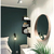 prateleira de canto 80 cm preto (37765) - Utilidades Shopping