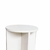 Banco Tampo Redondo 65cm Em Mdf Branco (38109) na internet