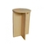 Banco Tampo Redondo 45cm Em Mdf Natural (37553) - comprar online