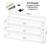Sapateira Suspensa 3 Prateleiras Em Mdf Branco (22362)