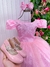 Vestido Enjoy Longo Rosa Bebe Babadinho (VESTENJBBLGNRSBBBBD) - comprar online