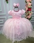 Vestido Infantil Menina Bonita Rosa Borboletas (VESTIINFMNNBNTRS5)