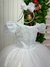 Vestido Enjoy Longo Branco Babadinho (VESTINFENJBRANC) - Utilidades Shopping